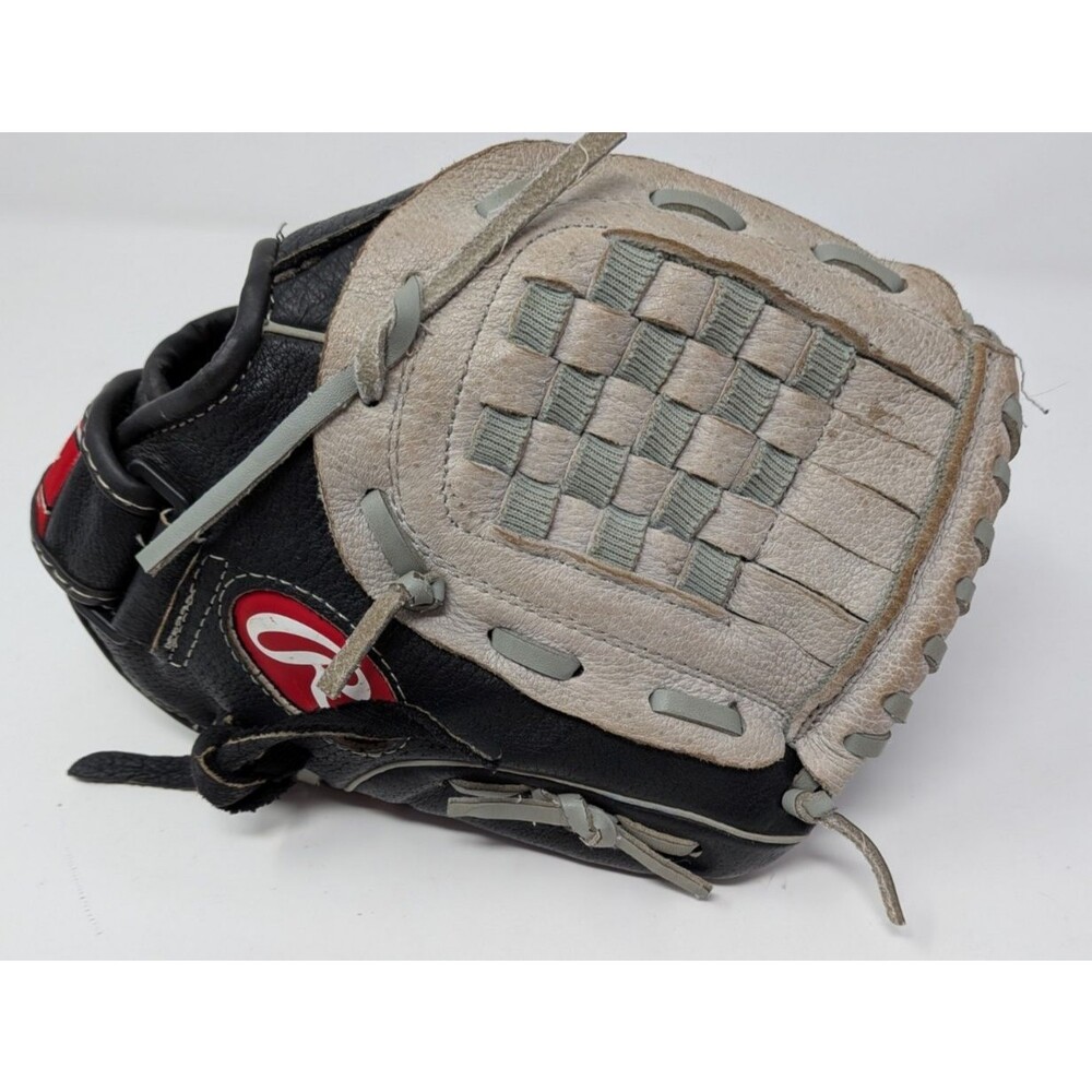 Rawlings Sure Catch SC105BGB 10.5in Leather Youth Baseball Glove RHT Basket Web